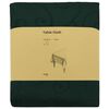vidaXL Tela para Mesa 5 uds. Rectangular Verde oscuro 110 x 160 cm