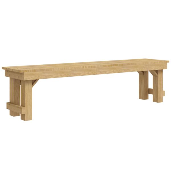 vidaXL Juego de comedor de jard&iacute;n 3 piezas madera de pino impregnada