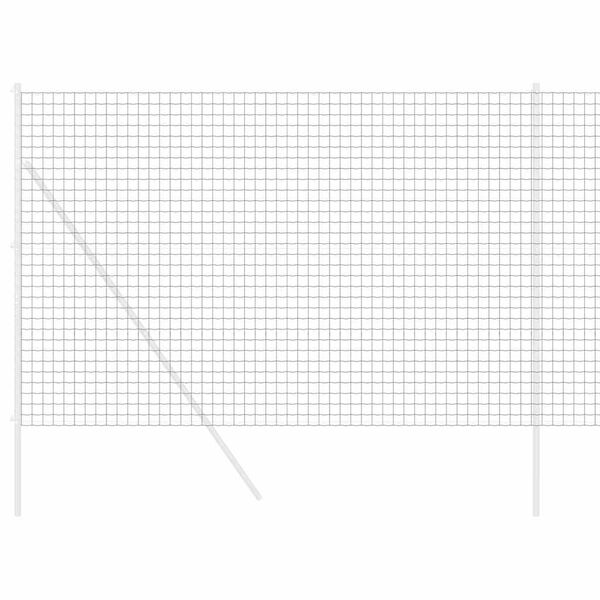 vidaXL Euro Valla Gris 1,6 x 10 m Hierro recubierto de PVC