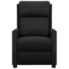 vidaXL Sillón de masaje eléctrico cuero sintético negro