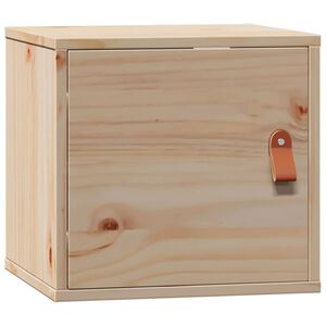 vidaXL Armario de pared 31,5x30x30 cm Madera maciza de pino