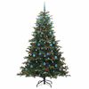vidaXL &Aacute;rbol de Navidad artificial Verde 210 cm PVC, Metal y Pl&aacute;stico