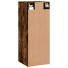 vidaXL Armario de pared roble ahumado 34,5x34x90 cm