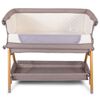 Baninni Cuna de colecho para beb&eacute;s 2 en 1 Elia 92x55x82 cm gris taupe
