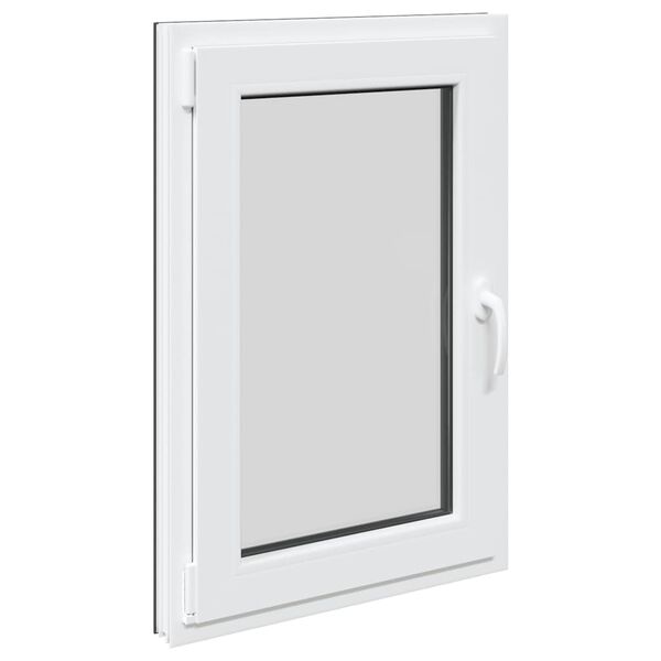 vidaXL Ventana de s&oacute;tano "RISOR" 60x80 cm oscilobatiente DIN izquierda antracita