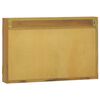 vidaXL Mueble con espejo madera maciza de teca 60x10x40 cm
