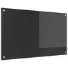 vidaXL Salpicadero de cocina Gris oscuro 100 x 60 cm vidrio templado