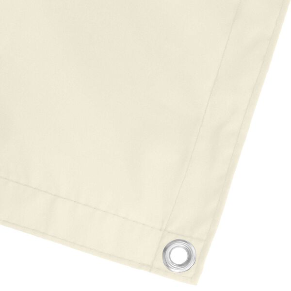 vidaXL Pantalla de Balc&oacute;n Crema 100 x 800 cm Tela Oxford