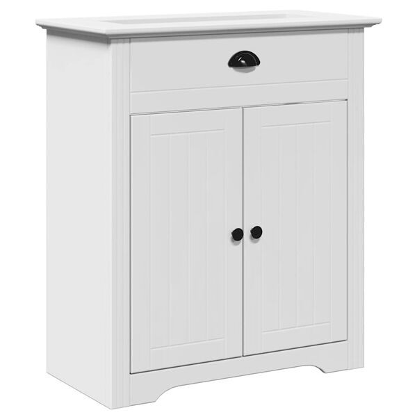 vidaXL Mueble de lavabo de ba&ntilde;o BODO blanco 70x35x80 cm