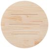 vidaXL Tablero de mesa redondo madera maciza de pino blanco &Oslash;80x3 cm