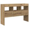 vidaXL Aparador madera contrachapada roble artisian 105x30x70 cm