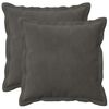 vidaXL Funda de almohada 2 pcs HOUTEN Gris oscuro 40 x 40 cm