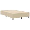 vidaXL Cama de plataforma Verde gris&aacute;ceo 120 x 190 cm tela