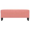 vidaXL Banco de terciopelo rosa 100x35x41 cm