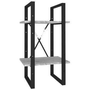 vidaXL Estanter&iacute;a 2 niveles madera gris Sonoma 40x30x70 cm