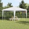 vidaXL Carpa de Fiesta 400 x 400 x 266 cm Polietileno y Acero