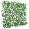 vidaXL Enrejado valla expansible de hiedra artificial verde 186x30 cm