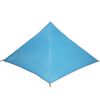 vidaXL Tienda de campaña familiar tipi 7 personas impermeable azul