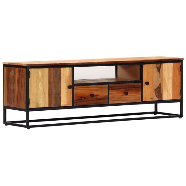 vidaXL Mueble para TV de madera maciza reciclada 120x30x40 cm