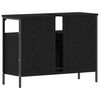 vidaXL Gabinete de Lavabo para Ba&ntilde;o Roble negro 80 x 30 x 60 cm
