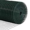 vidaXL Poste de Valla Verde 100 x 0,5 m (malla de 12 x 12 mm)