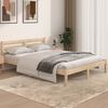 vidaXL Estructura de cama sin colchón madera maciza pino 140x190 cm