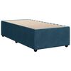vidaXL Estructura de cama de terciopelo azul 90x190 cm