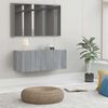 vidaXL Mueble para TV madera de ingenier&iacute;a gris Sonoma 80x30x30 cm