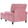 vidaXL Sillón reclinable con cojín Rosa 91 x 157 x 91 cm Terciopelo