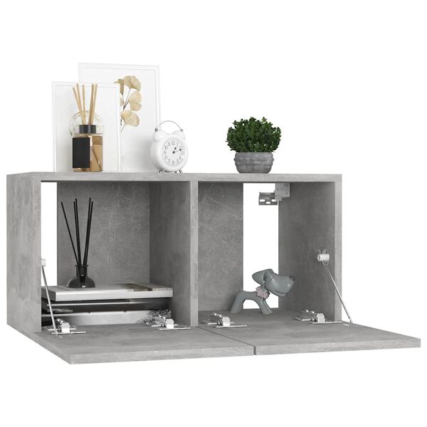 vidaXL Juego de muebles de sal&oacute;n 7 piezas gris hormig&oacute;n