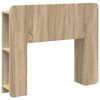 vidaXL Cabecero con armario Roble Sonoma Madera de Ingenier&iacute;a