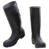 vidaXL Botas de agua negro n&uacute;mero 43 PVC