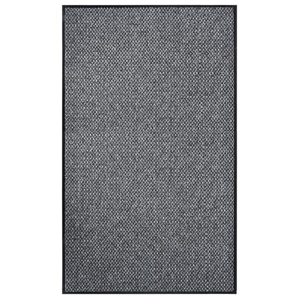 vidaXL Felpudo gris 90x150 cm