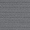 vidaXL Cesta para ropa sucia algodón gris y blanco Ø55x36 cm