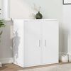 vidaXL Zapateros 2 uds madera contrachapada blanco 32x35x70 cm