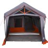 vidaXL Carpas con techo Gris y naranja 620 x 322 x 240 cm Poliéster