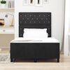 vidaXL Cama tipo Box Spring con cabecera Negro 120 x 200 cm Terciopelo