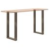 vidaXL Patas para mesa de bar en forma de U (2 unidades, acero natural, 50 x 90-91 cm)