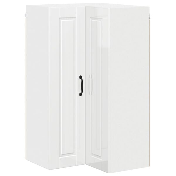 vidaXL Mueble de Cocina con estante brillante 57 x 57 x 100 cm