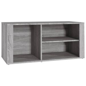 vidaXL Zapatero madera contrachapada gris Sonoma 100x35x45 cm