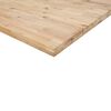 vidaXL Estante flotante madera maciza de acacia sin tratar 100x30x4 cm