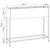 vidaXL Jardinera Elevada Plateado 100 x 26 x 82 cm Acero Galvanizado