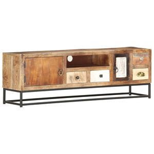 vidaXL Mueble para TV de madera maciza reciclada 120x30x40 cm