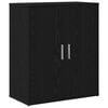 vidaXL Aparador de roble negro 60x31x70 cm madera de ingenier&iacute;a