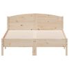 vidaXL Estructura de cama sin colchón madera maciza de pino 120x190 cm