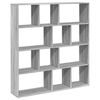 vidaXL Estanter&iacute;a madera de ingenier&iacute;a gris Sonoma 132x29x141,5 cm