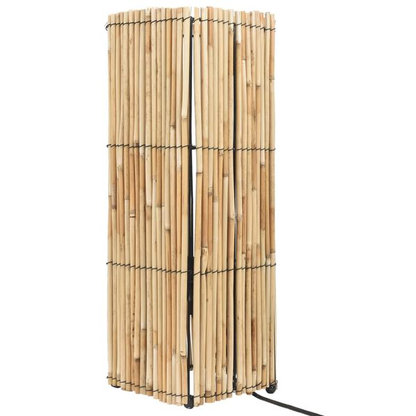 vidaXL Lámpara de pie caña 60 W 52 cm E 27