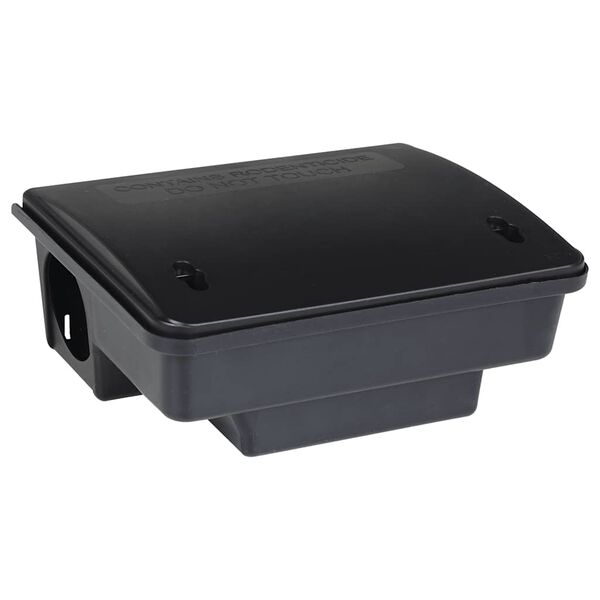 vidaXL Trampas para ratones 4 uds. negro 23x19x9,5 cm