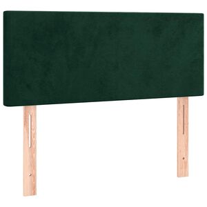 vidaXL Cabecero de terciopelo verde oscuro 100x5x78/88 cm