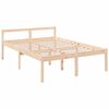 vidaXL Cama para personas mayores con cabecero madera maciza 140x200cm